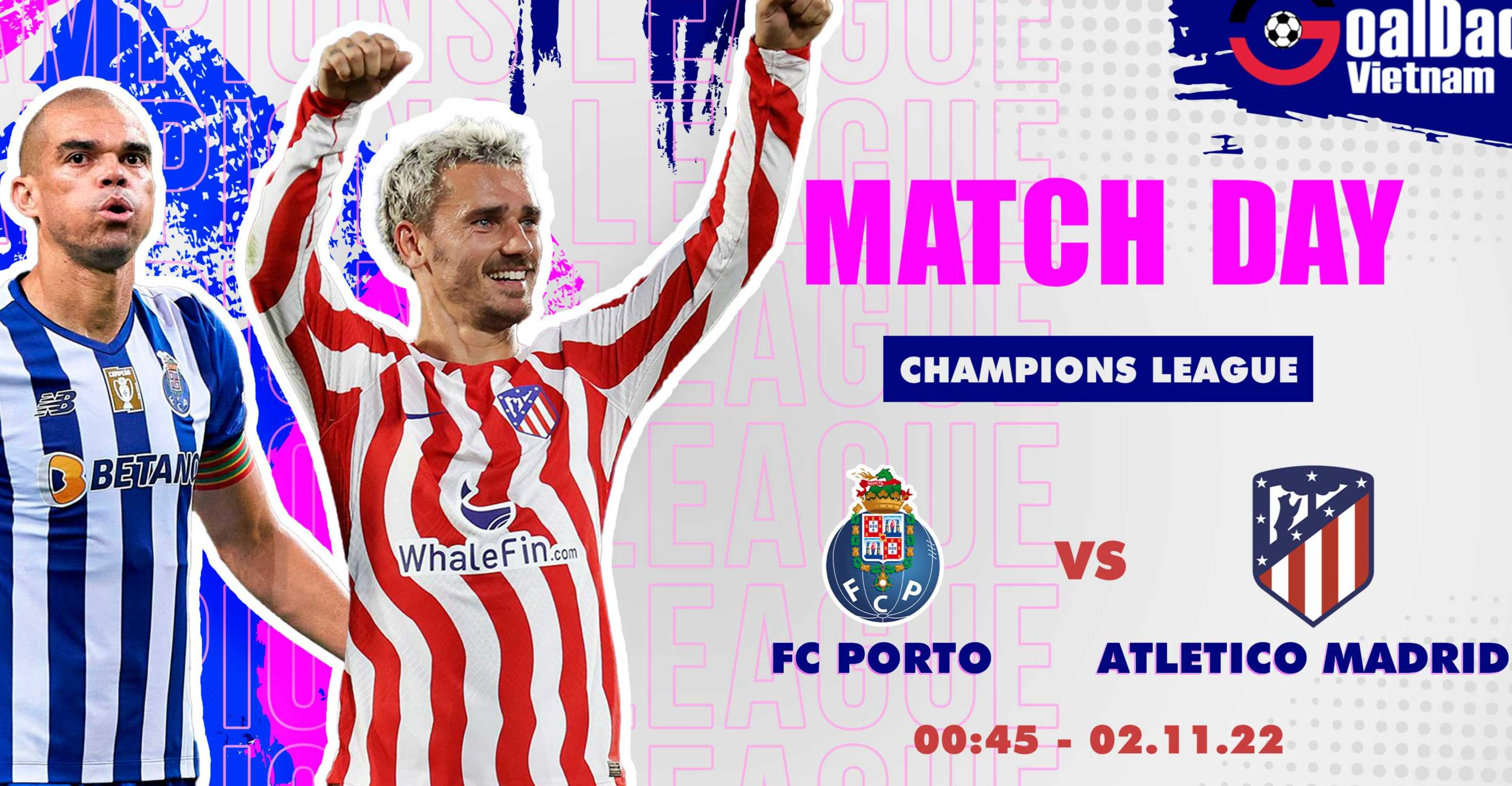 Porto vs Atletico Madrid: Thắng để có vé dự Europa League