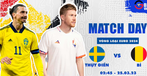 Thụy Điển vs Bỉ: Thụy Điển gặp khắc tinh