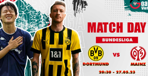 Dortmund vs Mainz 05: Chạm tay vào ngôi vương.