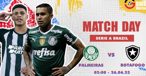 Palmeiras vs Botafogo: Đối đầu nhà vô địch.