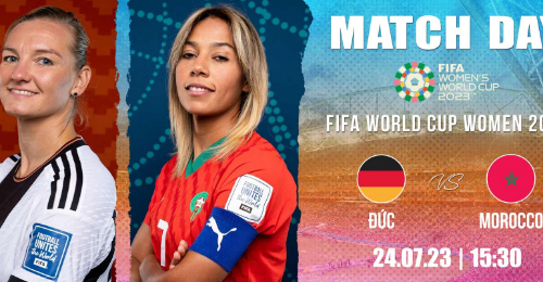 Nữ Đức vs Nữ Morocco: Xe tăng khai nòng.